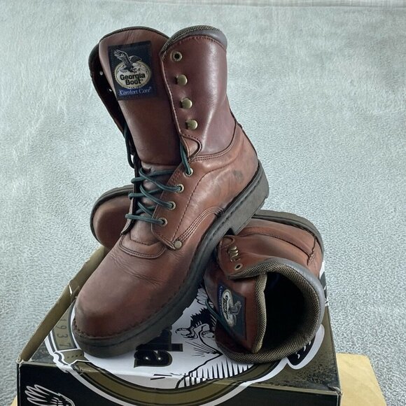 Georgia Boot Mens G8083 Russet Wildwood Leather, 12 US S022 - Picture 3 of 8